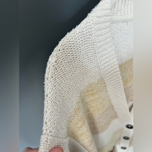 Free People Oversized Women's Southport Beach Cardigan Grains Sweater XS - Picture 11 of 16